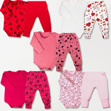 Kit 10 Peças Body E Mijão Estampado 100 Algodão Menino