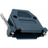 Kit 10 Peças Capa Para Conector Db25 Kit Longo Preta