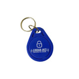 Kit 10 Peças Chaveiro Lf 125 Khz Azul Linear