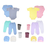 Kit 10 Pecas De Roupas Bebe Body Mijao Menina Menino Enxoval