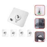 Kit 10 Peças Ganchos De Parede Adesivos Pendurar Sem Pregos