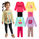 Kit 10 Peças Juvenil Meia Estação Inverno Menina 10 12 14