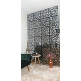 Kit 10 Peças Painel Vazado Cobogó Mdf 3mm 40x40 Cores