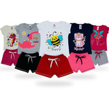 Kit 10 Peças Roupa Infantil Femininas