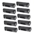 Kit 10 Peças Toner Compatível Ce285 85a Cb435 35a Cb436 36