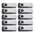 Kit 10 Pen Drive 4gb Multilaser Preto Original Lacrado