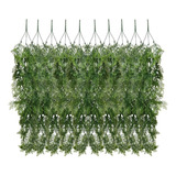 Kit 10 Pendentes Planta Caída Folhagem Artificial Toque Real