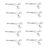 Kit 10 Pinças Cheron 24 Cm Aço Inoxidável 