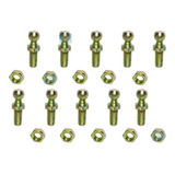Kit 10 Pino Parafuso M8 Porca Amortecedor Capô Porta Malas