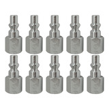 Kit 10 Pinos Conectores 1 4 X Rosca Fêmea 1 4 Nptf Hidraflux