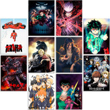 Kit 10 Placas Animes