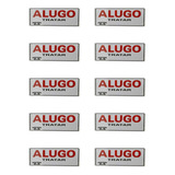 Kit 10 Placas De Sinalização 30x20 Frase Alugo Locação