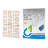 Kit 10 Placas P auriculo Cristal Ponto Duplo