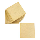 Kit 10 Placas Quadro Chapa Mdf Cru 3mm 40x40 Cm Artesanato 