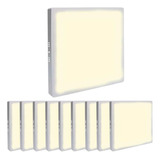 Kit 10 Plafon Painel Led 25w