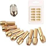 Kit 10 Ponteira Mini Micro Retifica Mandril Adaptador 0 5 A 3 2 Mm 