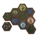 Kit 10 Porta Medalhas