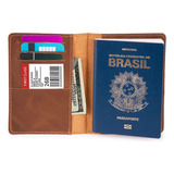 Kit 10 Porta Passaporte Cartões cédulas Couro Legítimo Cor Sortidas