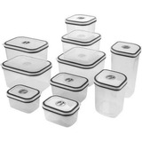 Kit 10 Potes Electrolux Herméticos Para Freezer E Microondas