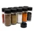 Kit 10 Potes Tempero Tampa Dosadora Dupla De Plástico 100 Ml