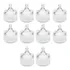 Kit 10 Potiches De Cristal Com Tampa Carrosel Lyor 6 5x9cm B