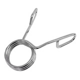 Kit 10 Presilhas Barra Grampo 3 Voltas 25 40 Mm   Prata