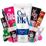 Kit 10 Produtos Sex Shop Com Gel Deslizante Comestíveis Excitantes Masculino E Feminino Bolinhas Explosivas