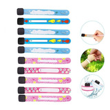 Kit 10 Pulseira De Identificação Infantil Azul Rosa Criança