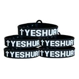 Kit 10 Pulseiras Personalizadas Yeshua Jesus Várias Cores