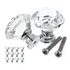 Kit 10 Puxador Cristal Para Armario Graveta Moveis 30mm Mfl