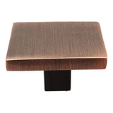 puxador movel ponto quadrado dritto il2248 cobre