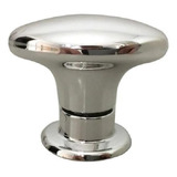 Kit 10 Puxador Oval Cromado Grande Para Gavetas