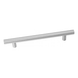 Kit 10 Puxador Redondo Haste Aço Inox Escovado Renna 448mm