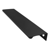 Kit 10 Puxadores Slim Arapuxe Alumínio 96mm Preto Liso