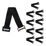 Kit 10 Rabicho Da Lona Central Lock 40 42 Cm Carreta Sider