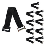 Kit 10 Rabicho Da Lona Central Lock 48 Cm Carreta Sider