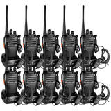 Kit 10 Rádio Comunicador Walktalk Talkabout Profissional