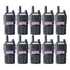 Kit 10 Rádio Ht Comunicador Baofeng Dual Band Uv82 Rádio Fm Cor Outro