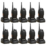 Kit 10 Rádios Comunicador Walk Talk Baofeng Bf 777s
