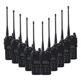 Kit 10 Rádios Comunicadores Uv 82