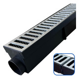 Kit 10 Ralo Linear 50cm Alumínio Coletor Água Pluvial Tela