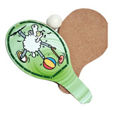 Kit 10 Raquetes Ping Pong Estampada