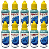 Kit 10 Reagente At1 23ml Reposição P Estojo De Teste Genco