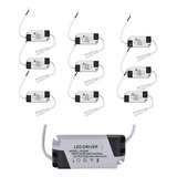Kit 10 Reator Driver Fonte 18w 24w Plafon Painel Led Bivolt