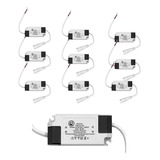Kit 10 Reator Driver Luminaria Led Plafon 8w Até 24w 25w