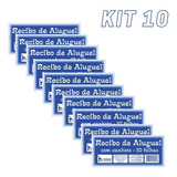 Kit 10 Recibo De Aluguel Blocos