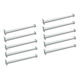 Kit 10 Regua Gancho Porta Gancheira Amapa Fit Pr Ou Br 90cm