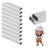 Kit 10 Régua Grossa Alumínio 2 Metros Pedreiro Construção