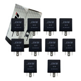 Kit 10 Rele Pisca 3 Terminais 12v S Suporte Palio Strada