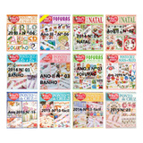 Kit 10 Revistas Eu Amo Ponto Cruz Bordados Modernos Lote 2